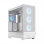 Fractal Design | Pop XL Air RGB | Side window | White TG Clear Tint | E-ATX up to 280 mm, ATX , mATX, Mini ITX | Power supply in - 2